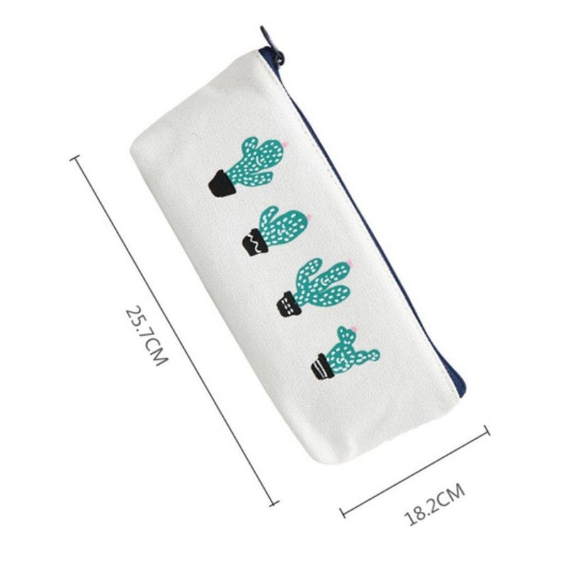 woobles Cartoon Stationery Pencil Case┃ Cute Pouch Pen Case Desk Pencil Holder ┃Cosmetic Makeup Organizer Bag ┃School Supplies Pouch Pencil Case with Zipper Closure (B) - Image 4